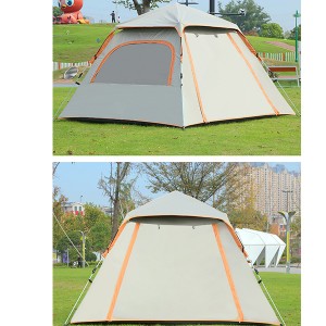 Outdoor camping tent company group built automatic fast open tent mountaineering watch the sunrise sunscreen breathable camping tent Model NO. CP-786