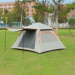 Outdoor camping tent company group built automatic fast open tent mountaineering watch the sunrise sunscreen breathable camping tent Model NO. CP-786